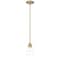Z-Lite Annora 1 Light Mini Pendant, Olde Brass & Clear 428MP-OBR - alternate 5